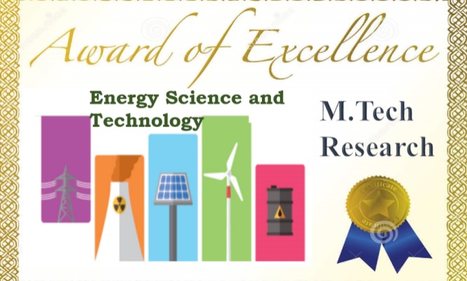 Best PG Thesis Award - Energy Science and Technology