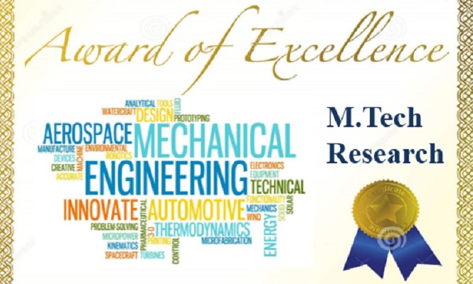 Best PG Thesis Award – Mechanical and Aerospace Engineering