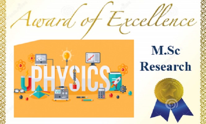 Best PG Thesis Award – Physics