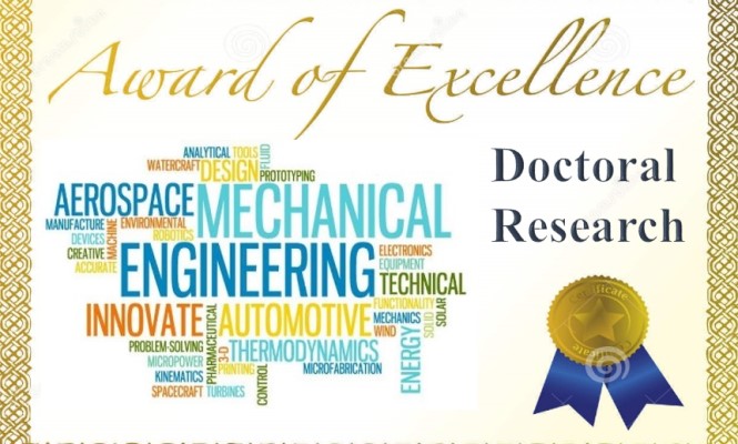 Best Ph.D Thesis Award - Mechanical and Aerospace Engineering