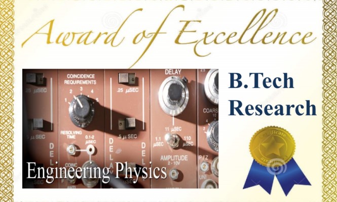 UG Research Excellence Award - Engineering Physics